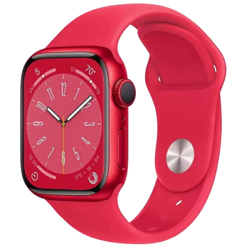 Apple Watch Series 8 45mm LTE Red Aluminium Case with (PRODUCT)RED Sport Band (MNKA3)