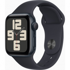 Apple Watch SE 2 40mm Midnight Aluminum Case with Midnight Sport Band (M/L) (MR9Y3) 2023