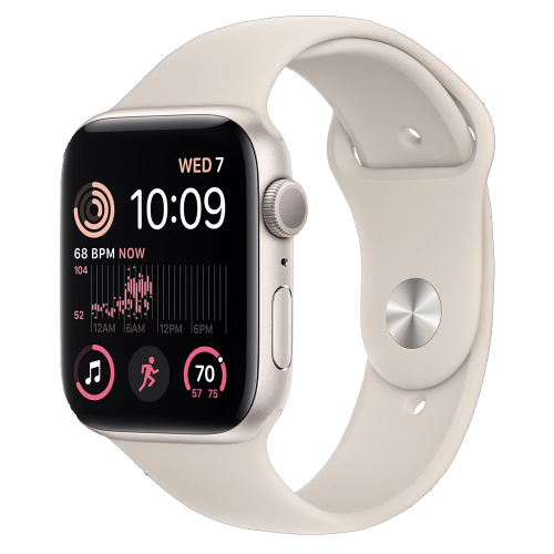 Apple Watch SE 2 40mm Starlight Aluminum Case with Starlight Sport Band  (MNJP3) NO BOX ( Не активовані )