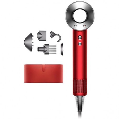 Фен Dyson Supersonic HD07 Red/Nickel (397704-01)