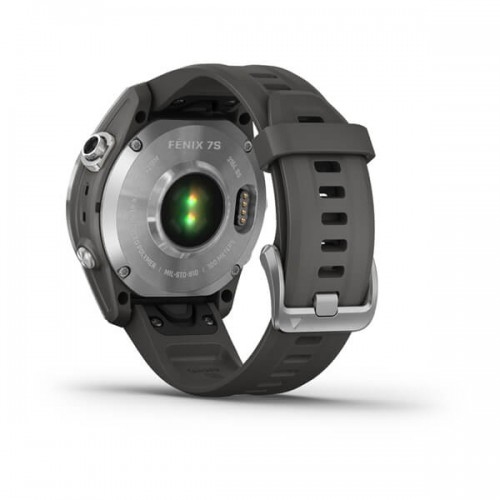 Смарт-годинник Garmin Fenix 7S Silver with Graphite Band (010-02539-00/01)