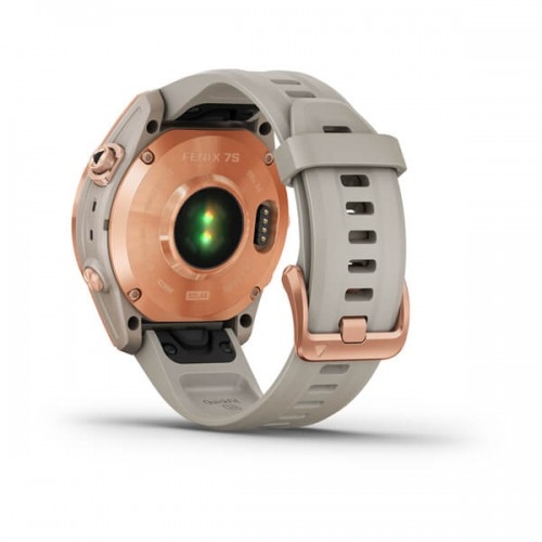 Смарт-годинник Garmin Fenix 7S Solar Rose Gold with Light Sand Band (010-02539-10/11)