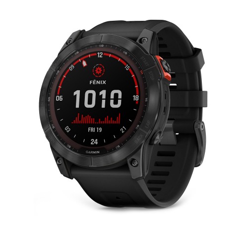 Смарт-годинник Garmin Fenix 7X Solar Slate Gray with Black Band (010-02541-00/01)