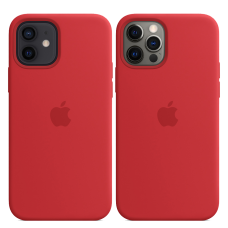 Чохол Smart Silicone Case для iPhone 12/12 Pro 1: 1 Original [Red]