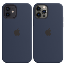 Чохол Smart Silicone Case для iPhone 12/12 Pro 1: 1 Original [Deep Navy]