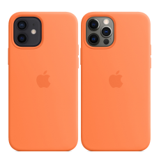 Чохол Smart Silicone Case для iPhone 12/12 Pro 1: 1 Original [Kumquat]