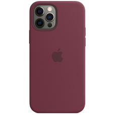 Чохол Smart Silicone Case для iPhone 12 Pro Max 1: 1 Original [Plum]