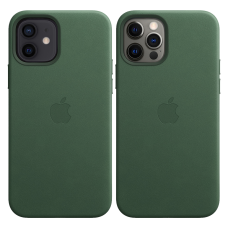 Чохол Smart Leather Case для iPhone 12/12 Pro with MagSafe 1: 1 Original [Pine Green]