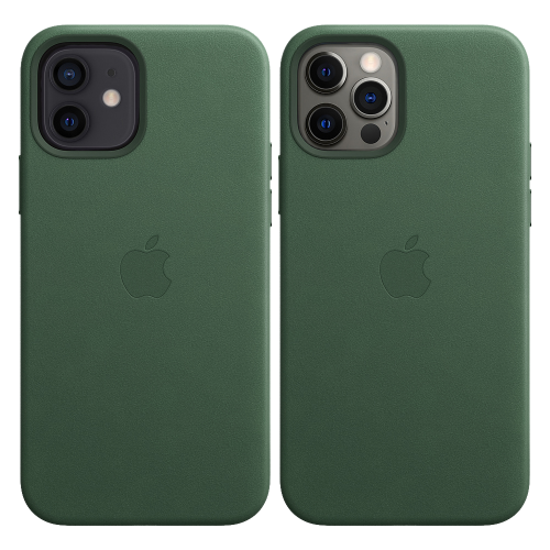 Чохол Smart Leather Case для iPhone 12/12 Pro with MagSafe 1: 1 Original [Pine Green]