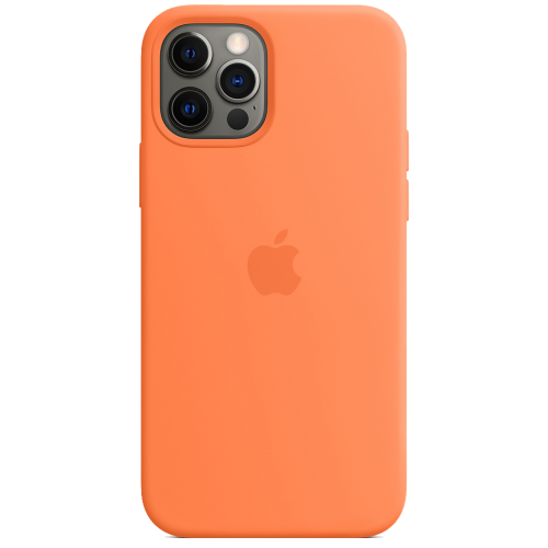 Чохол Smart Silicone Case для iPhone 12 Pro Max with MagSafe 1: 1 Original [Kumquat]