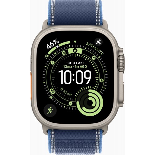 Apple Watch Ultra 3 49mm GPS + LTE Natural Titanium Case with Blue/Bright Blue Trail Loop - M/L (MEWU4) Apple Watch Ultra 3 49mm GPS + LTE Natural Titanium Case with Blue/Bright Blue Trail Loop - M/L (MEWU4)