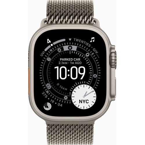 Apple Watch Ultra 3 49mm GPS + LTE Natural Titanium Case with Natural Titanium Milanese Loop - Medium (MEWY4) Apple Watch Ultra 3 49mm GPS + LTE Natural Titanium Case with Natural Titanium Milanese Loop - Medium (MEWY4)