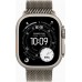 Apple Watch Ultra 3 49mm GPS + LTE Natural Titanium Case with Natural Titanium Milanese Loop - Medium (MEWY4)