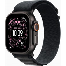 Apple Watch Ultra 3 49mm GPS + LTE Black Titanium Case with Black Alpine Loop - Small (MF0Q4)