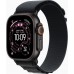 Apple Watch Ultra 3 49mm GPS + LTE Black Titanium Case with Black Alpine Loop - Large (MF0X4)
