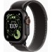 Apple Watch Ultra 3 49mm GPS + LTE Black Titanium Case with Black/Charcoal Trail Loop - M/L (MF1H4)