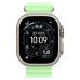 Apple Watch Ultra 3 49mm GPS + LTE Natural Titanium Case with Neon Green Ocean Band (MF1V4+MGCF4)