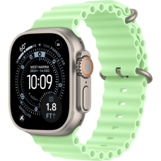 Apple Watch Ultra 3 49mm GPS + LTE Natural Titanium Case with Neon Green Ocean Band (MF1V4+MGCF4)