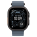 Apple Watch Ultra 3 49mm GPS + LTE Black Titanium Case with Anchor Blue Ocean Band (MF254+MGCJ4)
