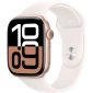 Apple Watch Series 10 GPS 42mm Rose Gold Aluminium Case with Light Blush Sport Band - S/M (MWWH3) NO BOX 