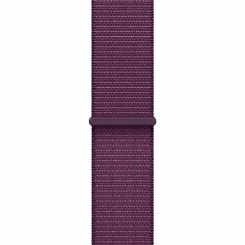 Apple Watch Series 10 GPS + Cellular 46mm Rose Gold Aluminum Case with Plum Sport Loop (MWY83)