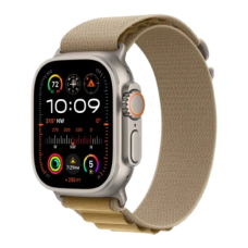 Apple Watch Ultra 2 49mm GPS + Cellular Natural Titanium Case with Tan Alpine Loop - L (MX4H3)