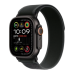 Apple Watch Ultra 2 49mm GPS + Cellular Black Titanium Case with Black Trail Loop - M/L (MX4V3)