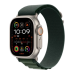 Apple Watch Ultra 2 49mm GPS + Cellular Natural Titanium Case with Dark Green Alpine Loop - L (MYT33+MXMW3)