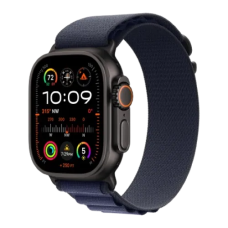 Apple Watch Ultra 2 49mm GPS + Cellular Black Titanium Case with Navy Alpine Loop - L (MYTF3+MYPY3)