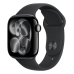 Apple Watch Series 11 GPS 46mm Jet Black Aluminum Case with Black Sport Band - M/L (MEUX4)
