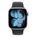 Apple Watch Series 11 GPS 42mm Space Gray Aluminum Case with Black Sport Band - S/M (MEQW4)