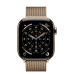 Apple Watch Series 11 GPS + Cellular 42mm Gold Titanium Case with Gold Milanese Loop (MF8Y4)