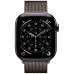 Apple Watch Series 11 GPS + Cellular 46mm Slate Titanium Case with Slate Milanese Loop - S/M (MF9K4+MGJ14)