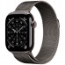 Apple Watch Series 11 GPS + Cellular 46mm Slate Titanium Case with Slate Milanese Loop - S/M (MF9K4+MGJ14)