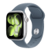 Apple Watch Series 11 GPS 42mm Silver Aluminum Case with Anchor Blue Sport Band - M/L
