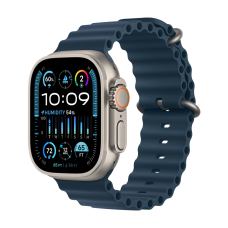 Apple Watch Ultra 2 49mm GPS + LTE Titanium Case with Blue Ocean Band