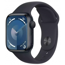 NO BOX Apple Watch Series 9 45mm Midnight Aluminum Case with Midnight Sport Band M/L (MR9A3)  (Не активовані)