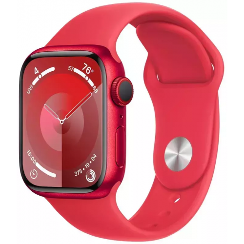 Apple Watch Series 9 45mm (PRODUCT)RED Aluminum Case with Red Sport Band S/M (MRXJ3) NO BOX