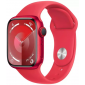   NO BOX Apple Watch Series 9 45mm (PRODUCT)RED Aluminum Case with Red Sport Band S/M (MRXJ3)( Не активований)