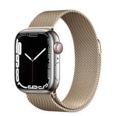 Apple Watch Series 7 45mm with Gold Stainless Steel Case