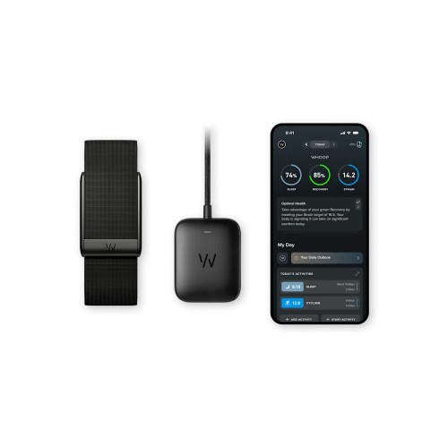 Фітнес-браслет WHOOP 5.0 One Jet Black CoreKnit